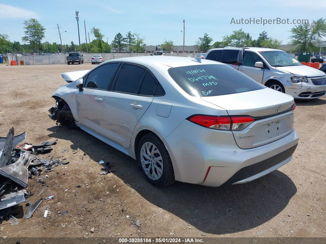 2020 Toyota Corolla Le Серебряный vin: 5YFEPRAE4LP064729