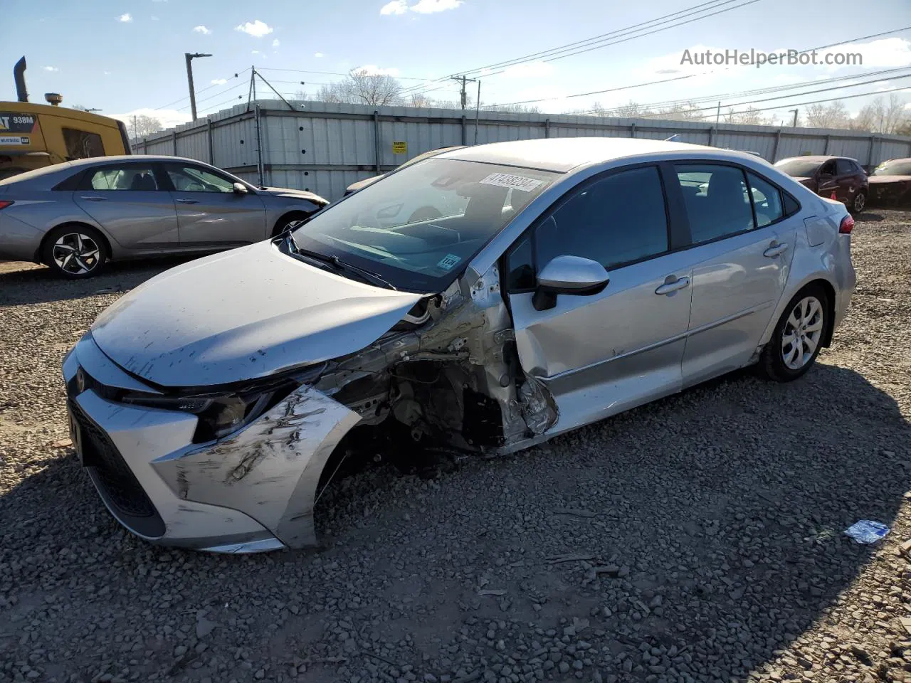 2020 Toyota Corolla Le Silver vin: 5YFEPRAE4LP067856