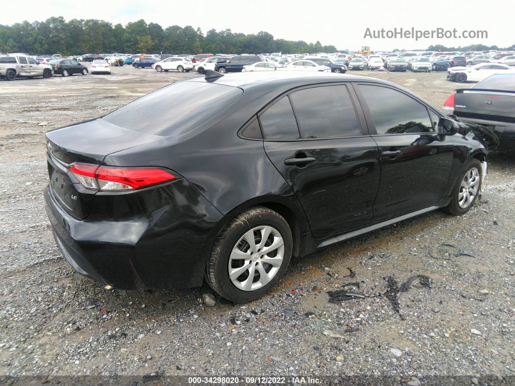 2020 Toyota Corolla Le Black vin: 5YFEPRAE4LP083331