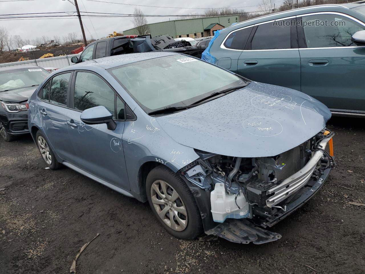 2020 Toyota Corolla Le Silver vin: 5YFEPRAE4LP116005