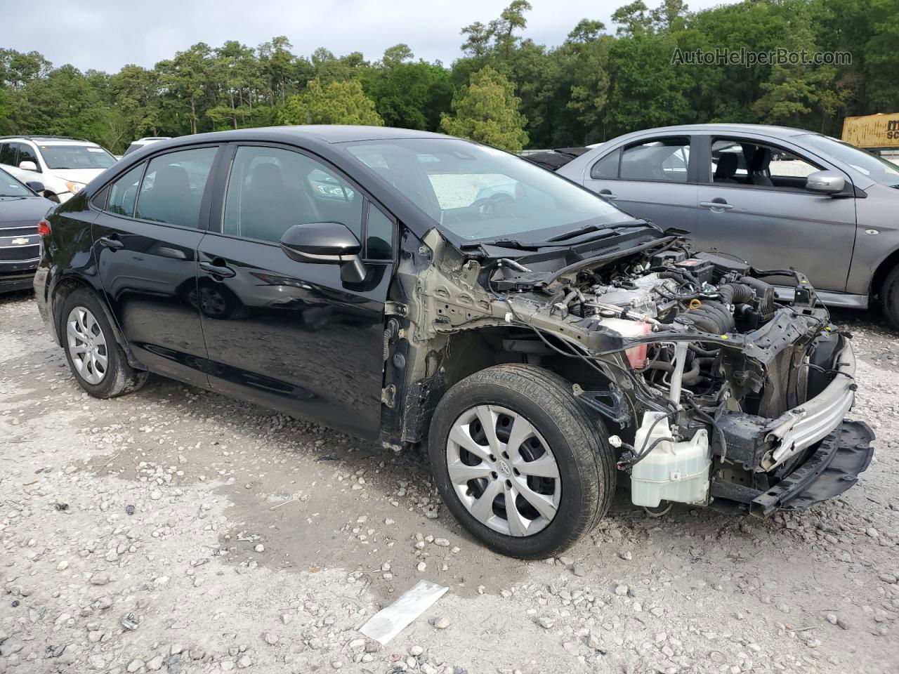 2020 Toyota Corolla Le Black vin: 5YFEPRAE4LP120331