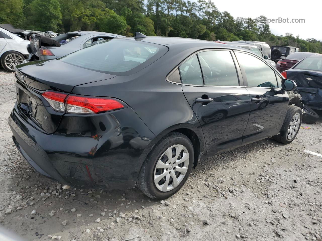 2020 Toyota Corolla Le Black vin: 5YFEPRAE4LP120331