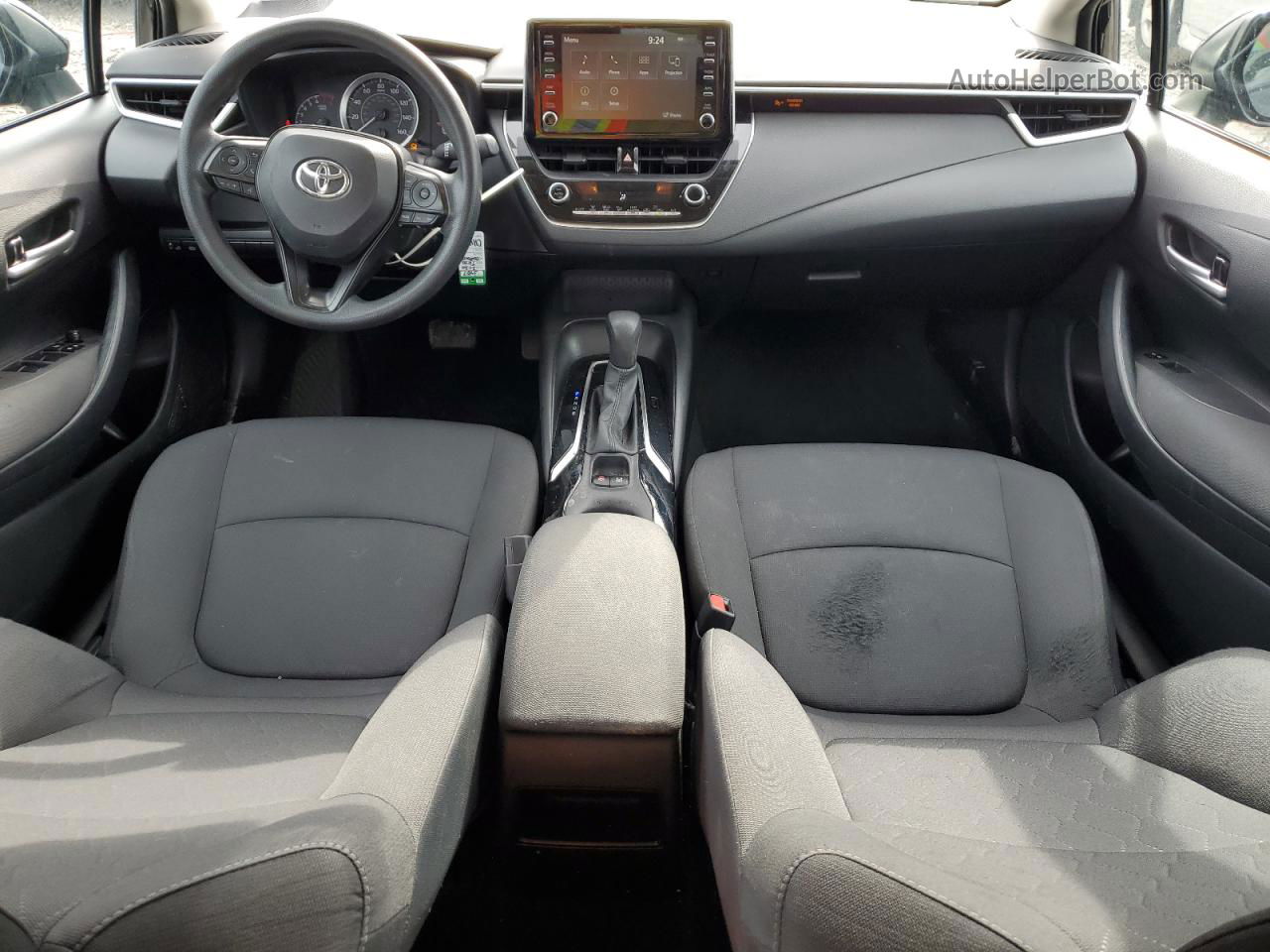 2020 Toyota Corolla Le Черный vin: 5YFEPRAE4LP120331