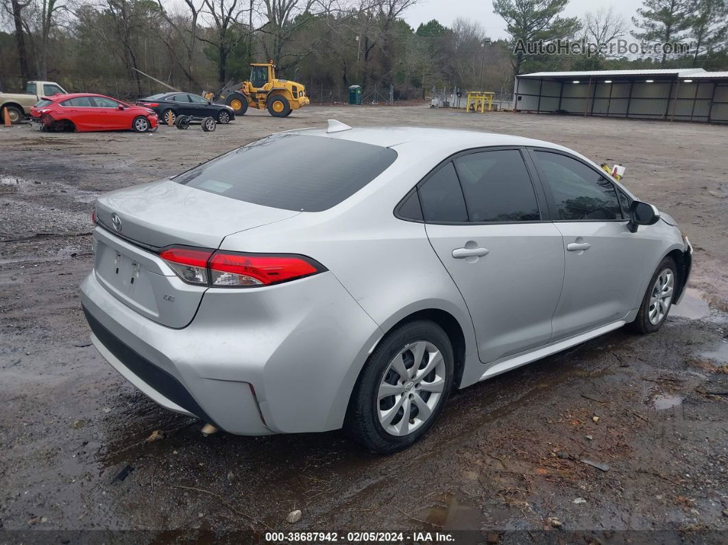 2020 Toyota Corolla Le Серебряный vin: 5YFEPRAE5LP029682