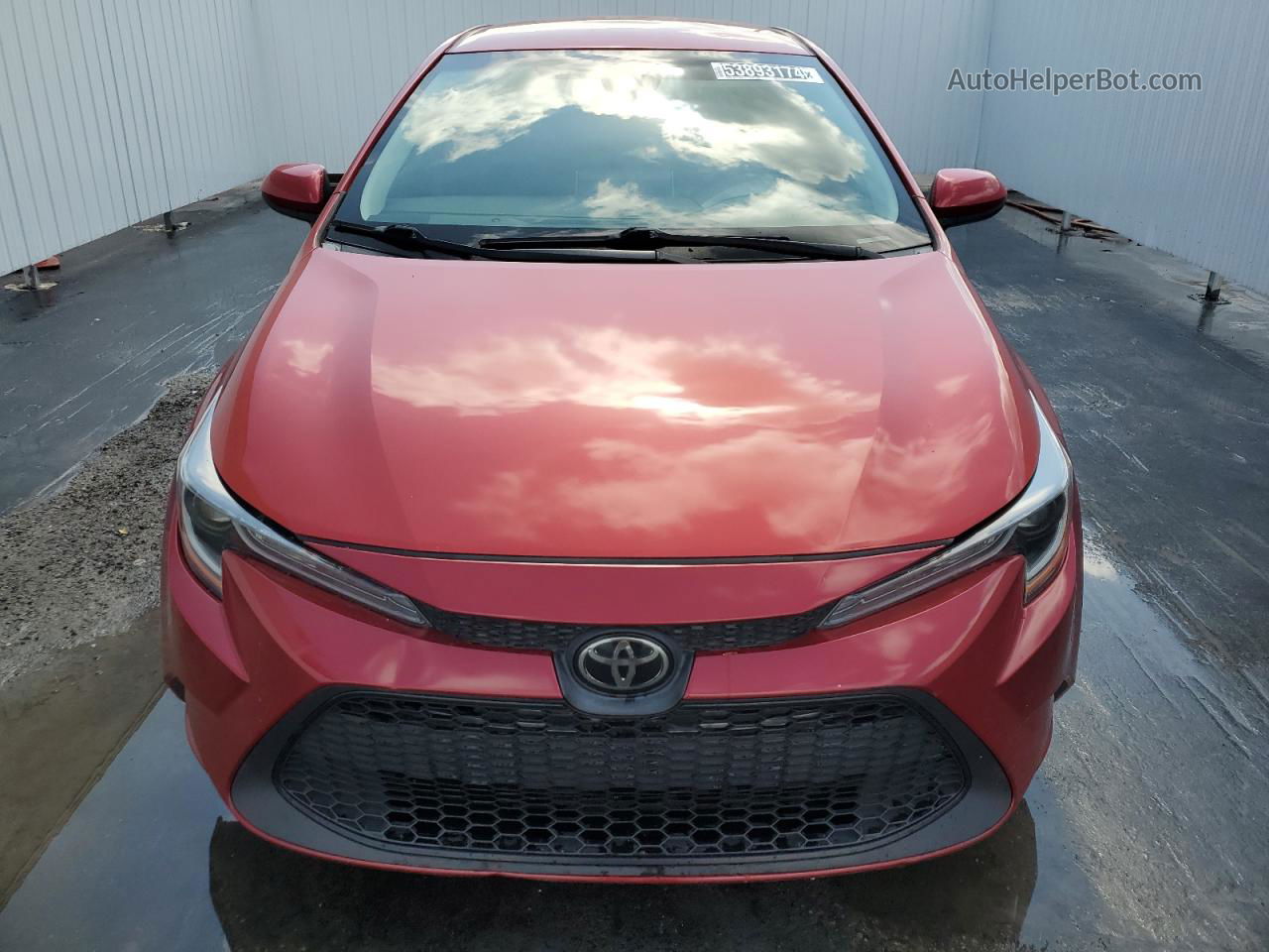 2020 Toyota Corolla Le Red vin: 5YFEPRAE5LP069163