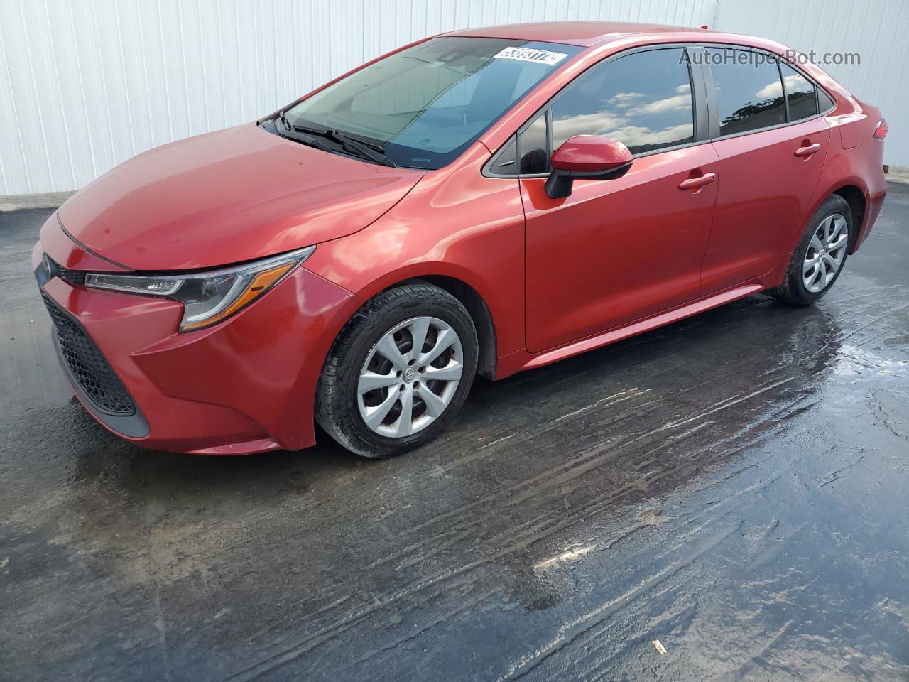 2020 Toyota Corolla Le Red vin: 5YFEPRAE5LP069163