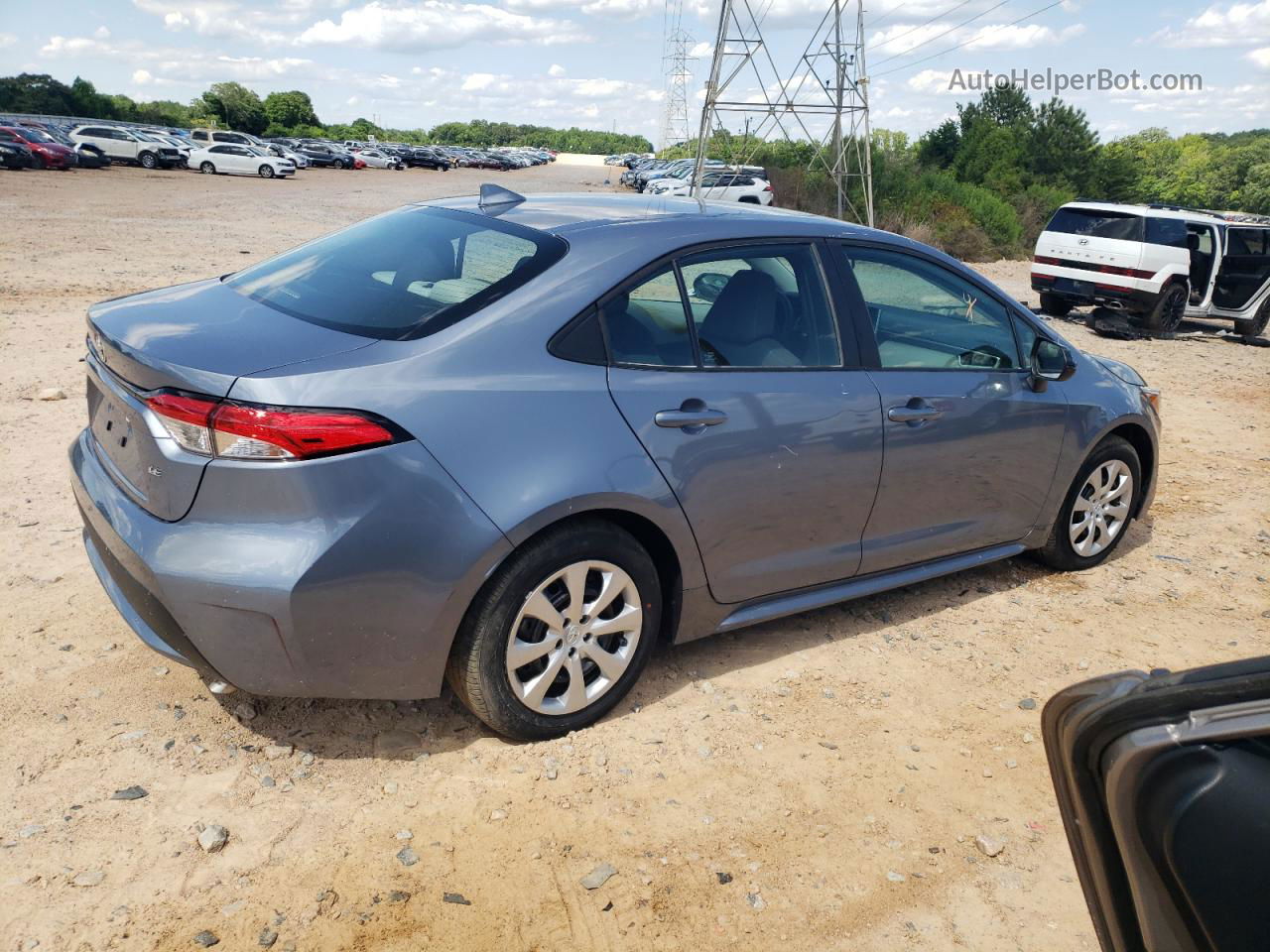 2020 Toyota Corolla Le Blue vin: 5YFEPRAE5LP113615