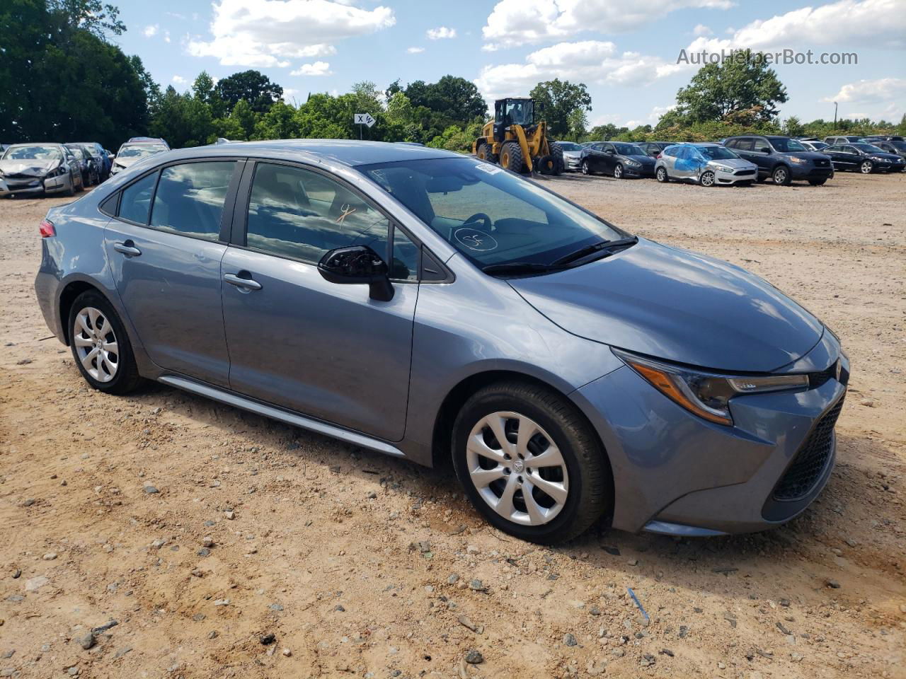 2020 Toyota Corolla Le Blue vin: 5YFEPRAE5LP113615