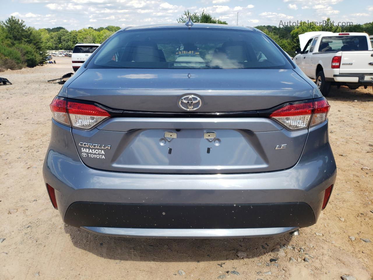 2020 Toyota Corolla Le Blue vin: 5YFEPRAE5LP113615