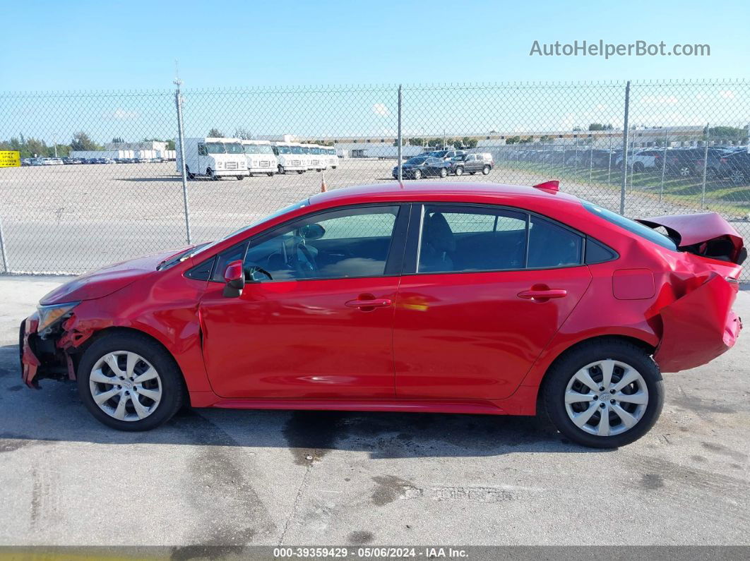 2020 Toyota Corolla Le Red vin: 5YFEPRAE6LP048242