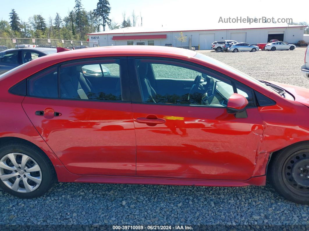 2020 Toyota Corolla Le Red vin: 5YFEPRAE6LP061735