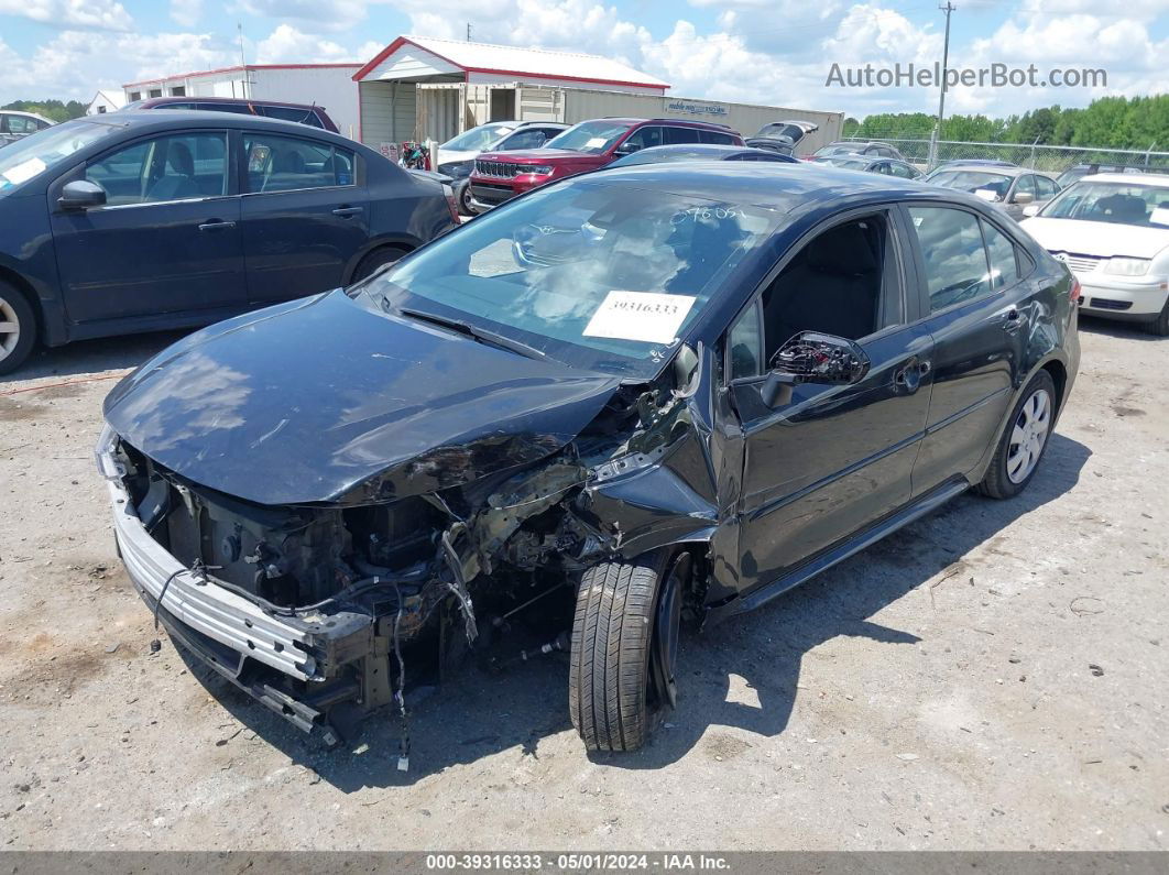 2020 Toyota Corolla Le Черный vin: 5YFEPRAE6LP078051