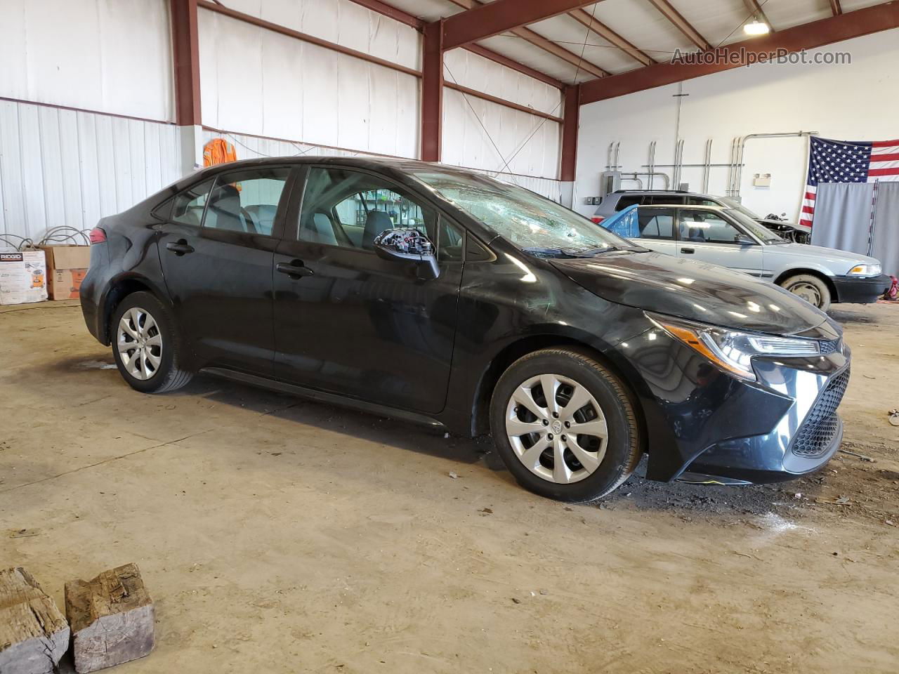 2020 Toyota Corolla Le Black vin: 5YFEPRAE6LP095948