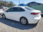 2020 Toyota Corolla Le White vin: 5YFEPRAE6LP136935