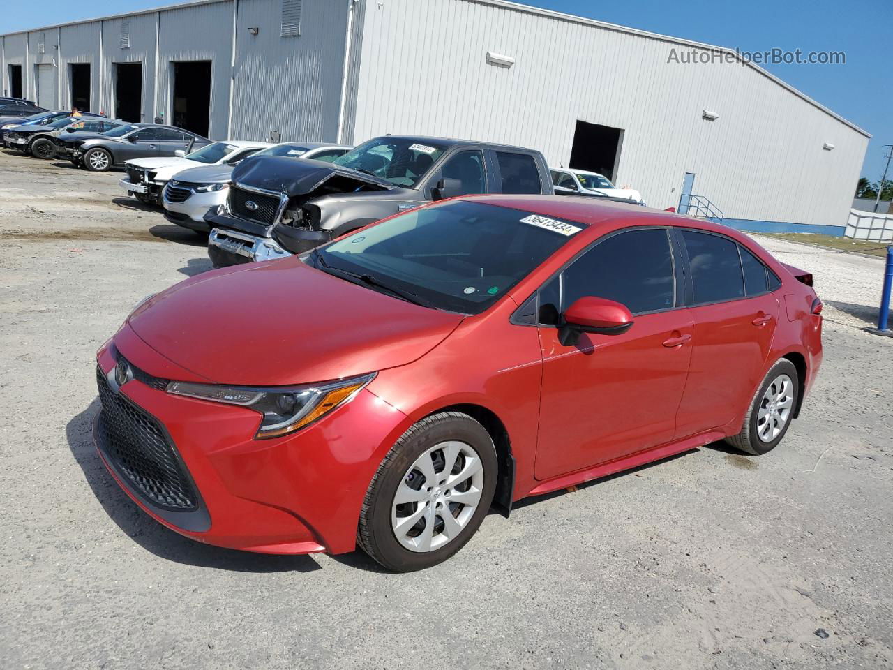 2020 Toyota Corolla Le Red vin: 5YFEPRAE7LP045706