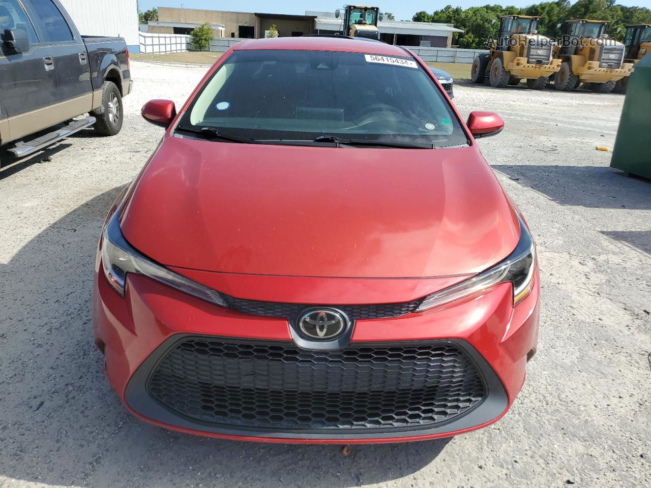 2020 Toyota Corolla Le Red vin: 5YFEPRAE7LP045706