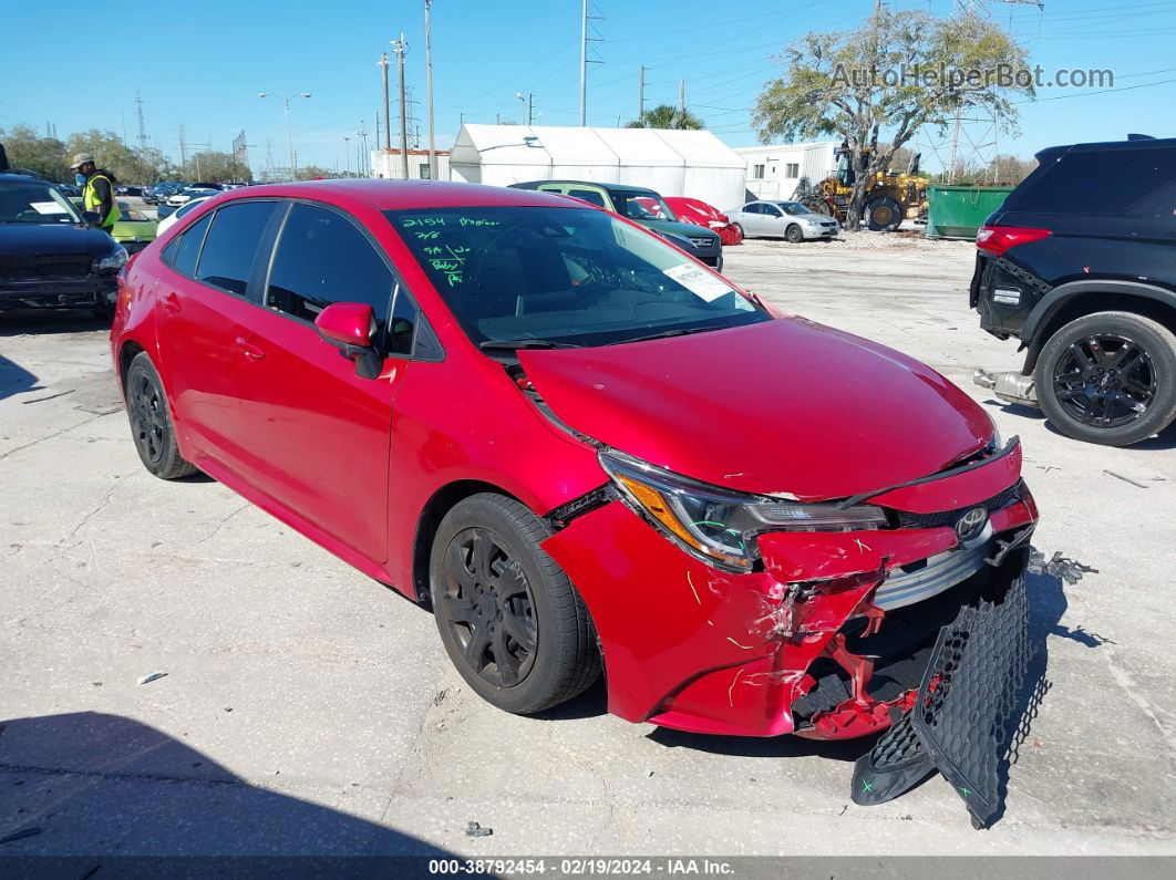 2020 Toyota Corolla Le Красный vin: 5YFEPRAE7LP050646