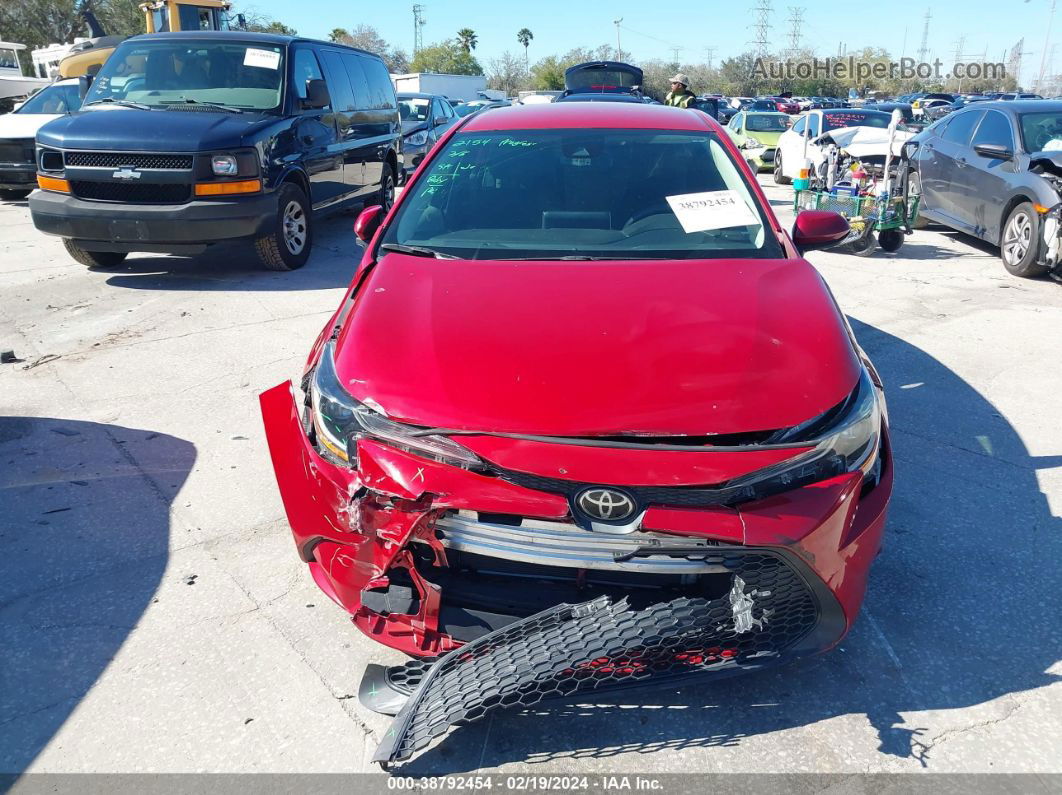 2020 Toyota Corolla Le Red vin: 5YFEPRAE7LP050646