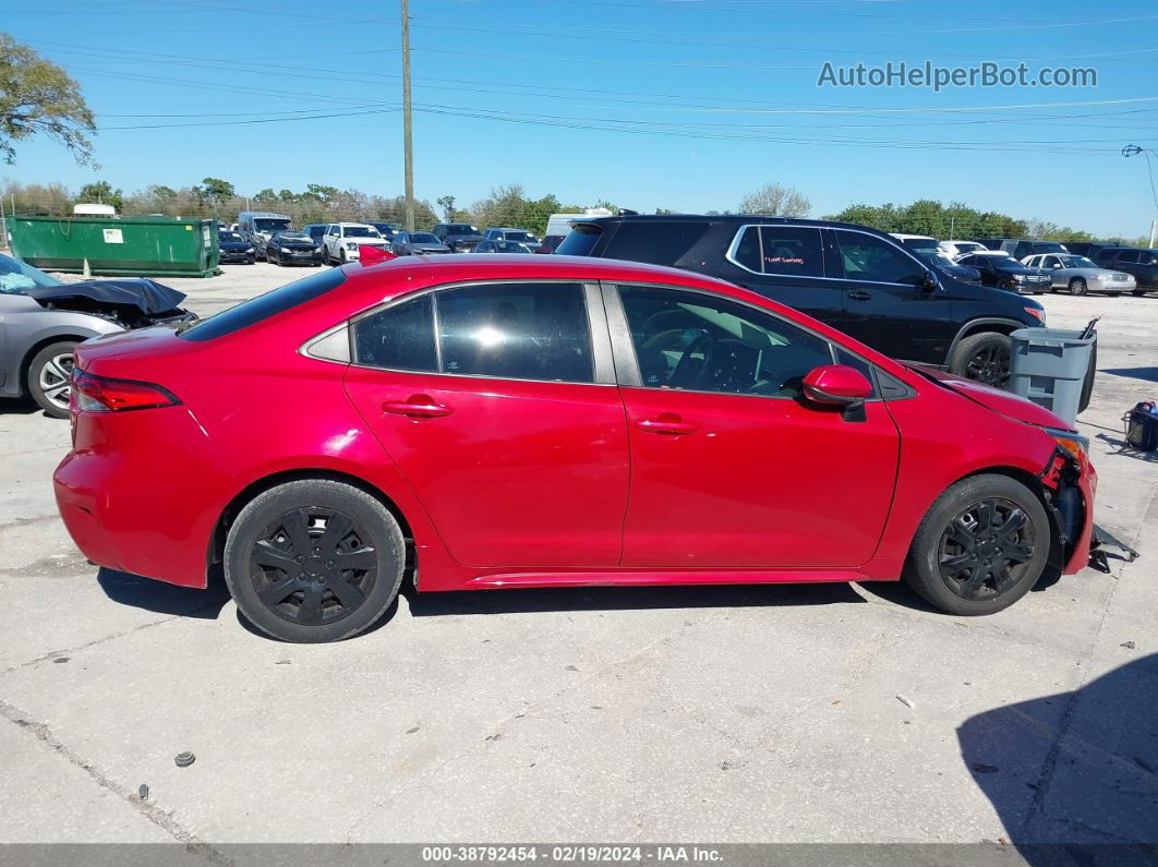 2020 Toyota Corolla Le Red vin: 5YFEPRAE7LP050646