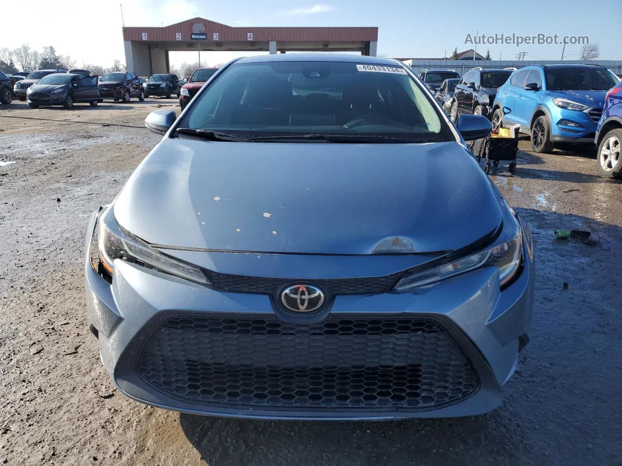 2020 Toyota Corolla Le Gray vin: 5YFEPRAE7LP082934