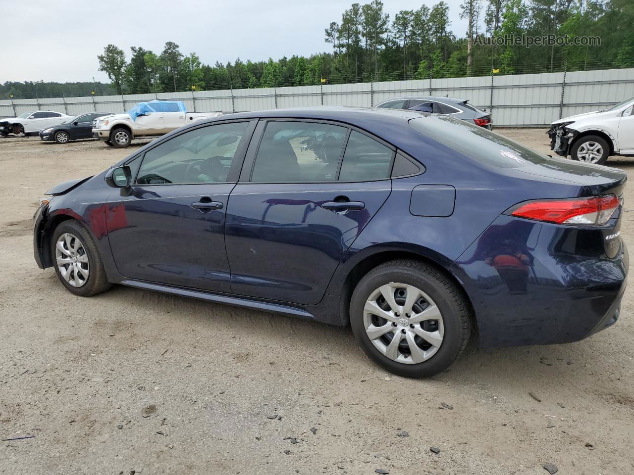 2020 Toyota Corolla Le Blue vin: 5YFEPRAE7LP083825