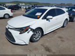 2020 Toyota Corolla Le White vin: 5YFEPRAE7LP093321