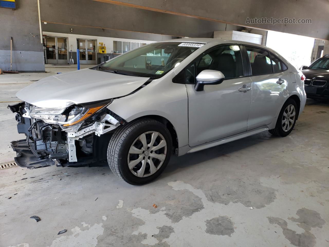 2020 Toyota Corolla Le Silver vin: 5YFEPRAE7LP118315