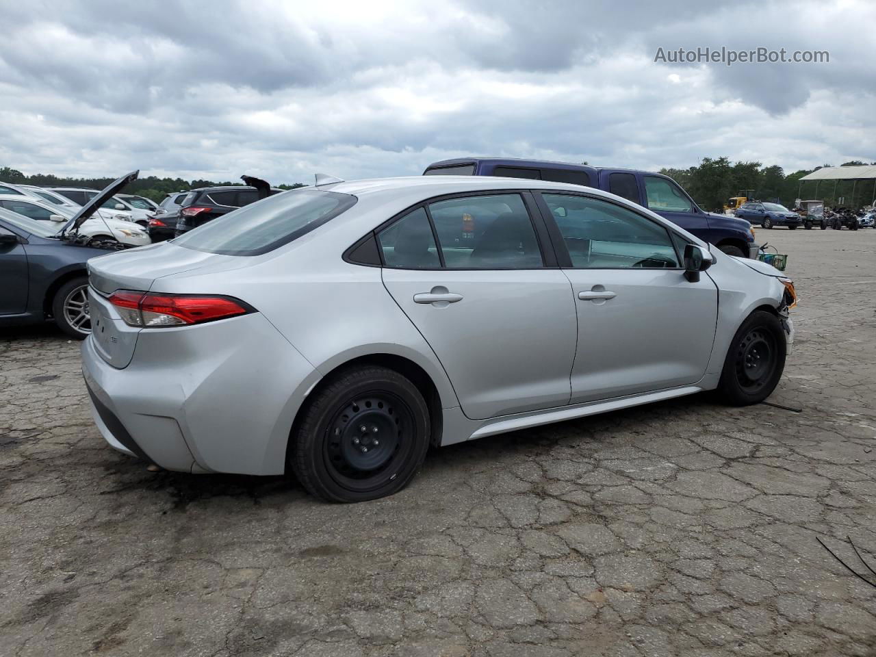 2020 Toyota Corolla Le Silver vin: 5YFEPRAE7LP120632