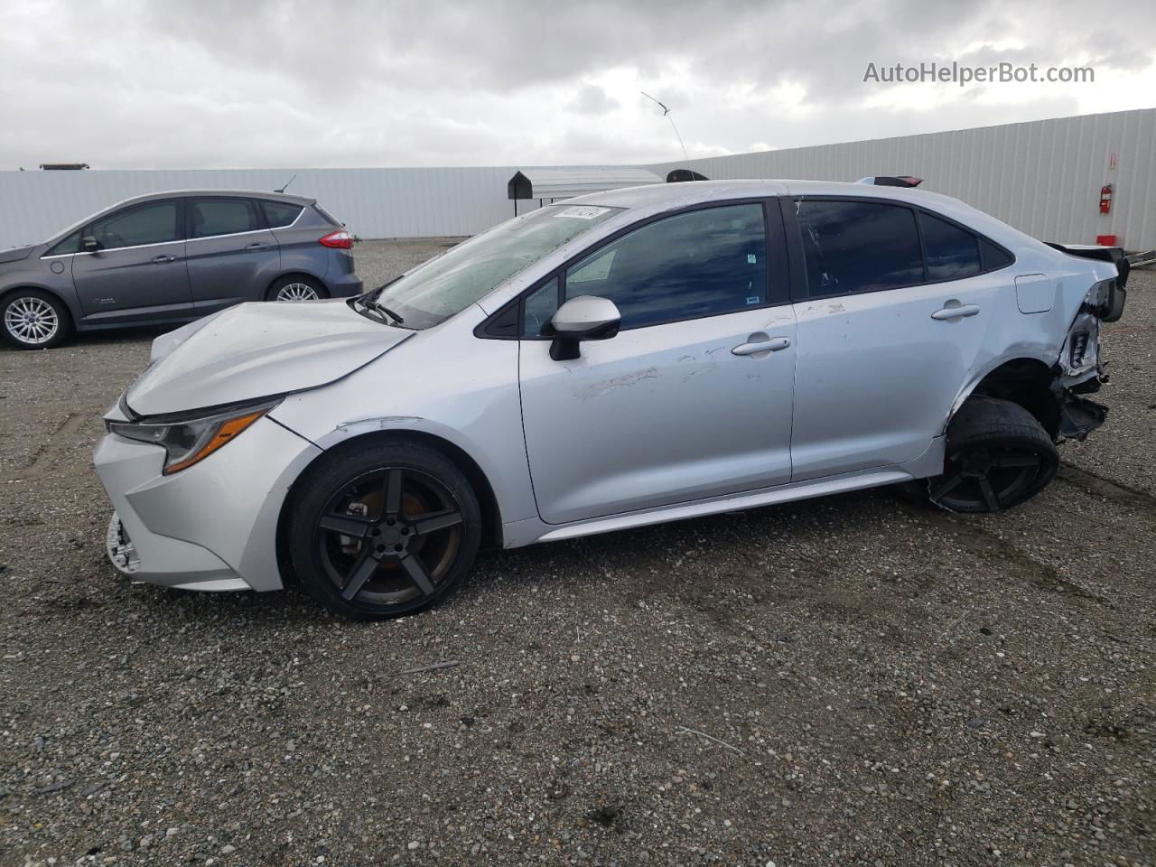 2020 Toyota Corolla Le Gray vin: 5YFEPRAE7LP144882