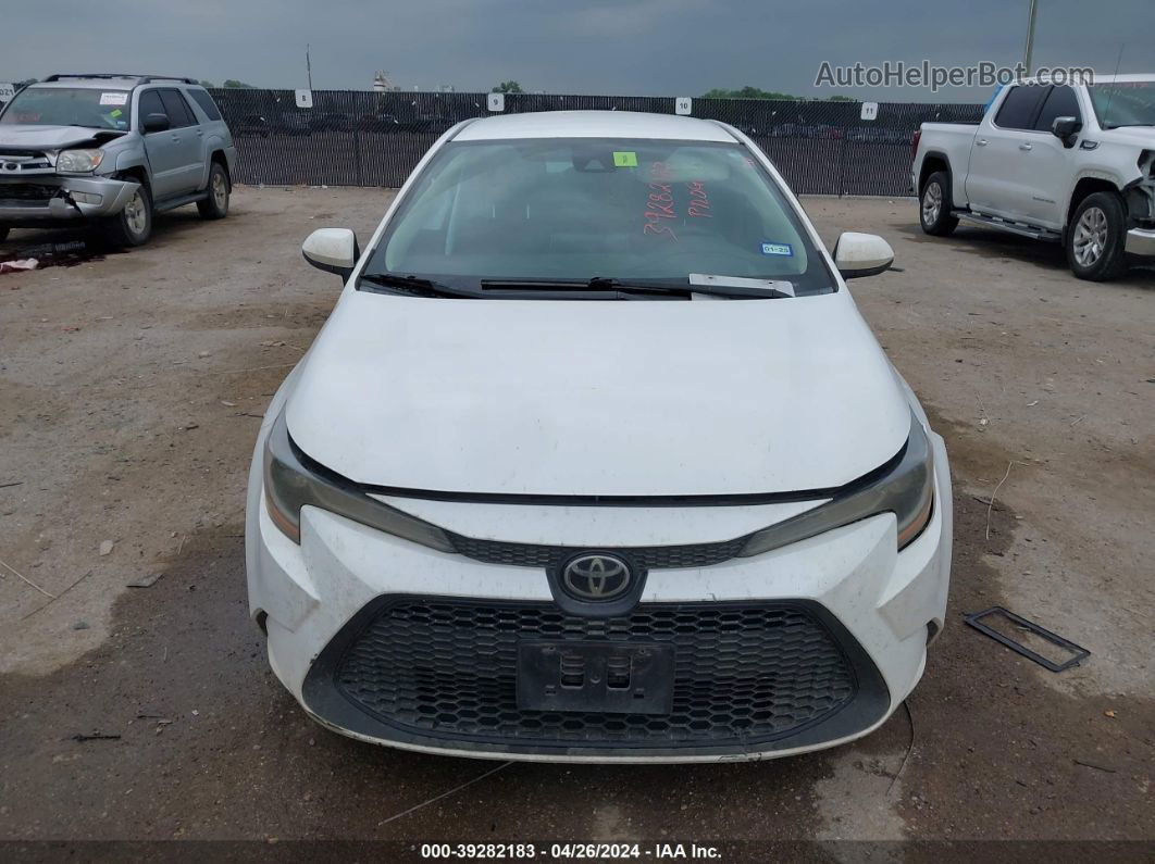 2020 Toyota Corolla Le White vin: 5YFEPRAE8LP006347