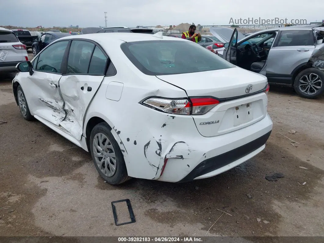 2020 Toyota Corolla Le Белый vin: 5YFEPRAE8LP006347