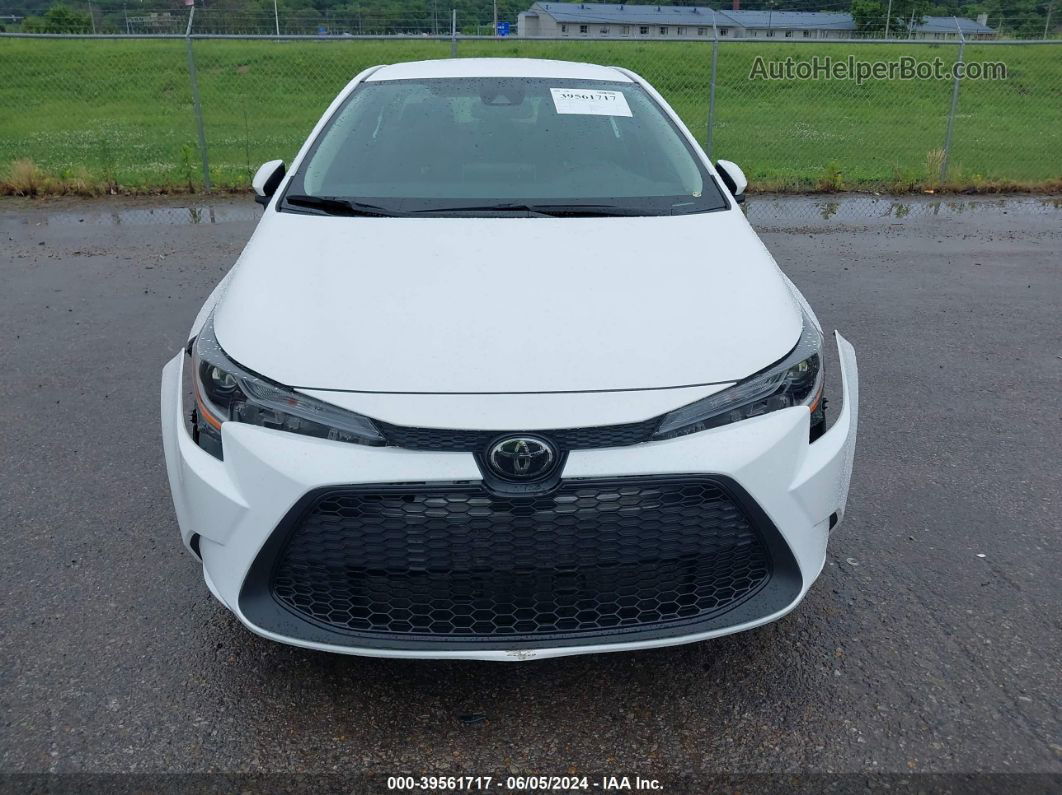 2020 Toyota Corolla Le White vin: 5YFEPRAE8LP011287