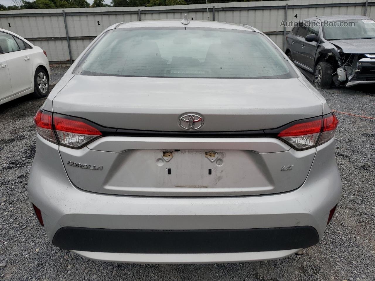 2020 Toyota Corolla Le Silver vin: 5YFEPRAE8LP020880