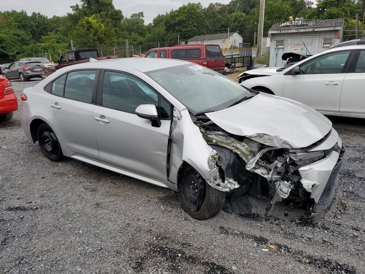 2020 Toyota Corolla Le Silver vin: 5YFEPRAE8LP020880