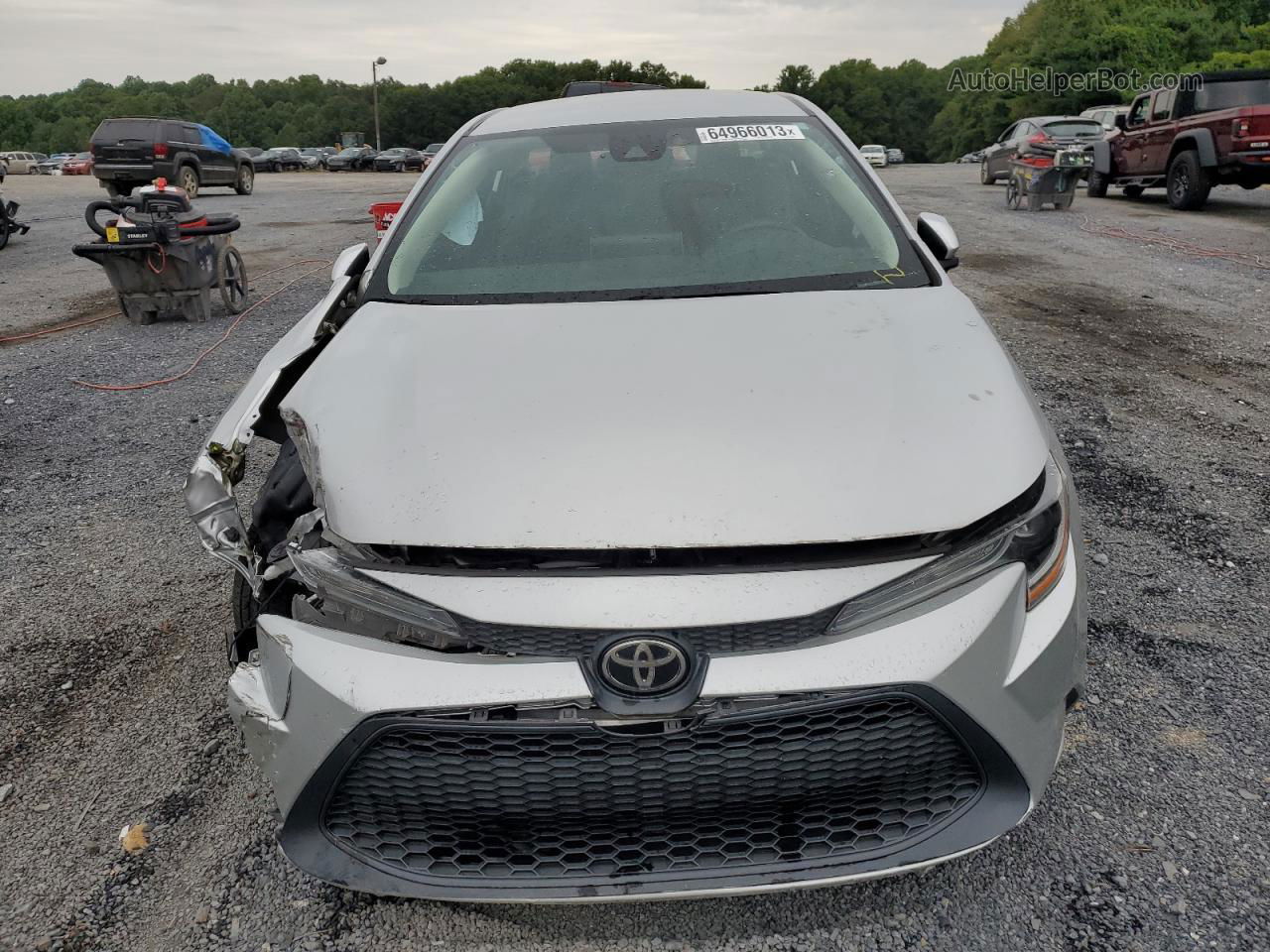 2020 Toyota Corolla Le Silver vin: 5YFEPRAE8LP020880