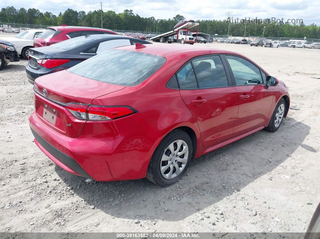 2020 Toyota Corolla Le Red vin: 5YFEPRAE8LP069884