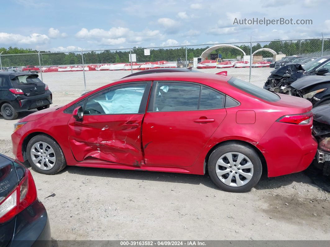 2020 Toyota Corolla Le Красный vin: 5YFEPRAE8LP069884