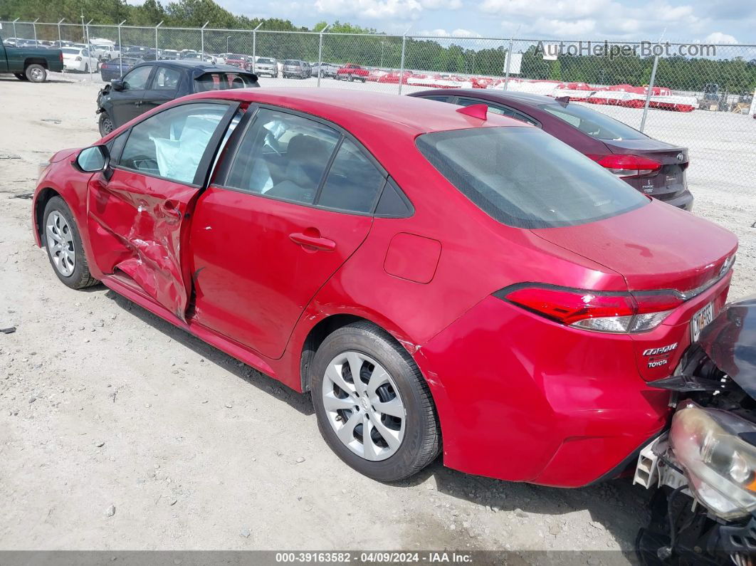 2020 Toyota Corolla Le Красный vin: 5YFEPRAE8LP069884