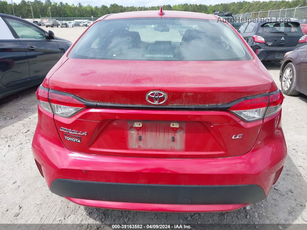 2020 Toyota Corolla Le Red vin: 5YFEPRAE8LP069884