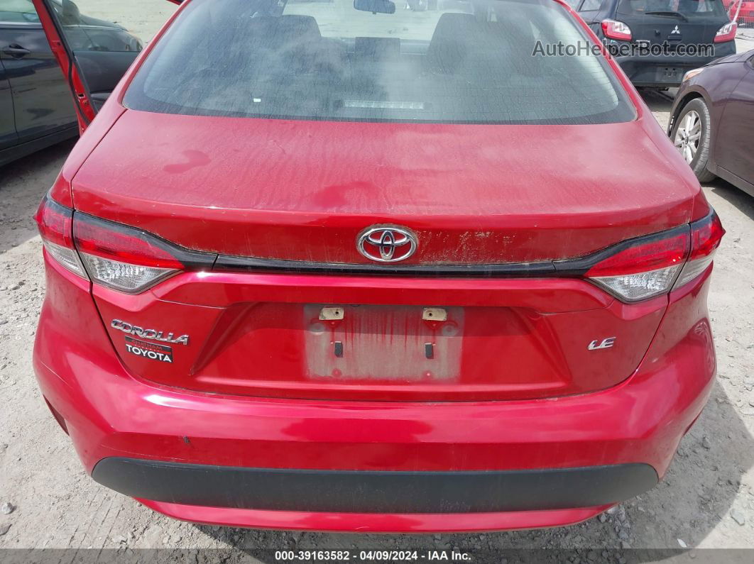 2020 Toyota Corolla Le Red vin: 5YFEPRAE8LP069884