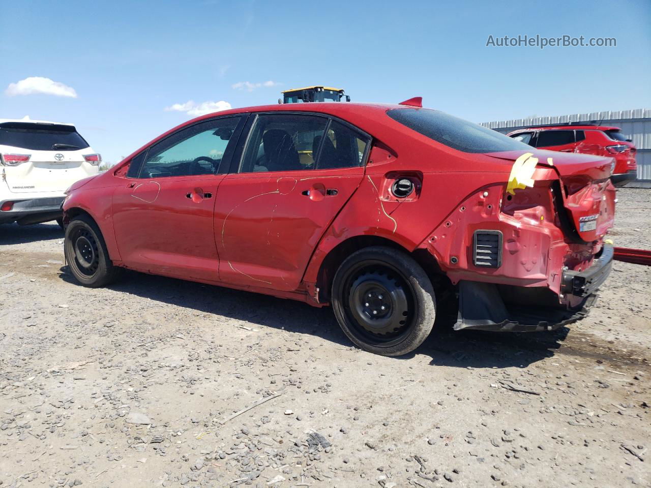 2020 Toyota Corolla Le Red vin: 5YFEPRAE8LP071621