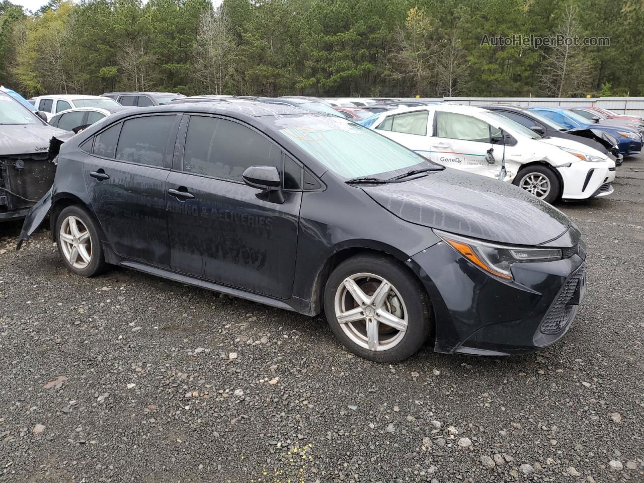 2020 Toyota Corolla Le Black vin: 5YFEPRAE8LP089746