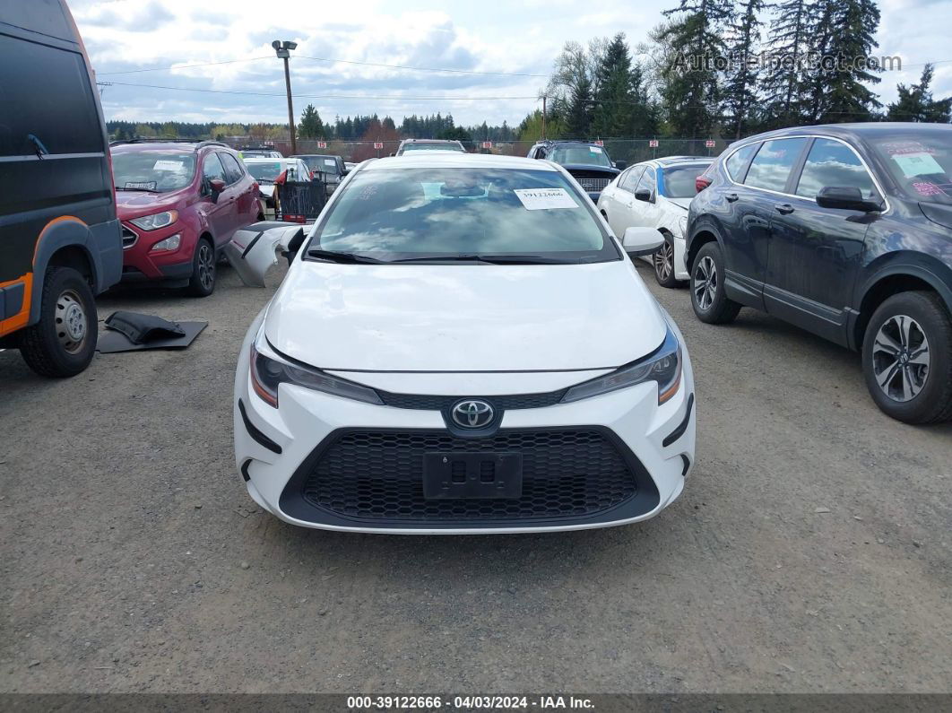 2020 Toyota Corolla Le White vin: 5YFEPRAE8LP113740