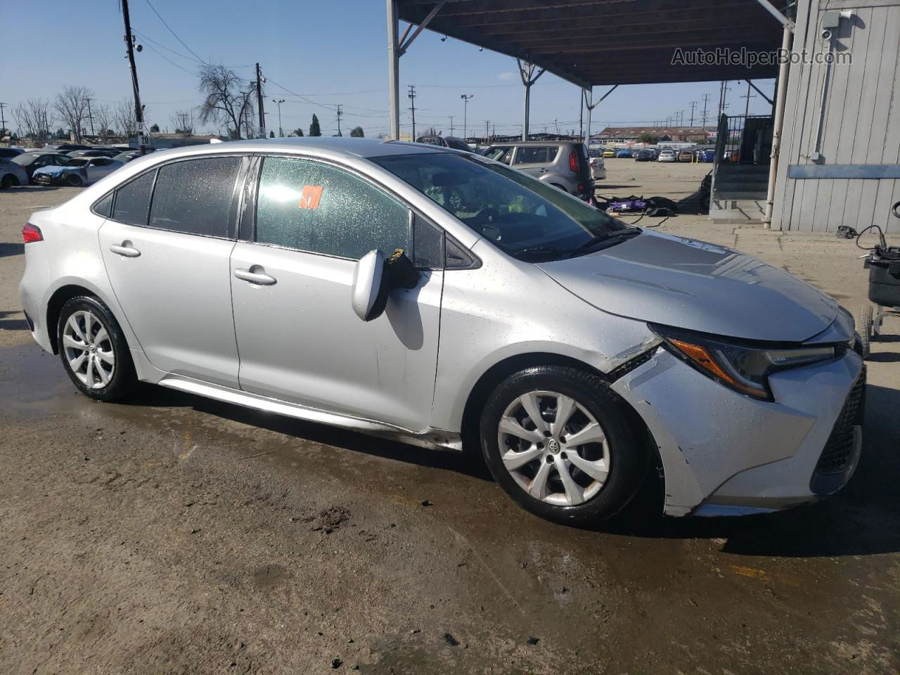 2020 Toyota Corolla Le Silver vin: 5YFEPRAE9LP029846