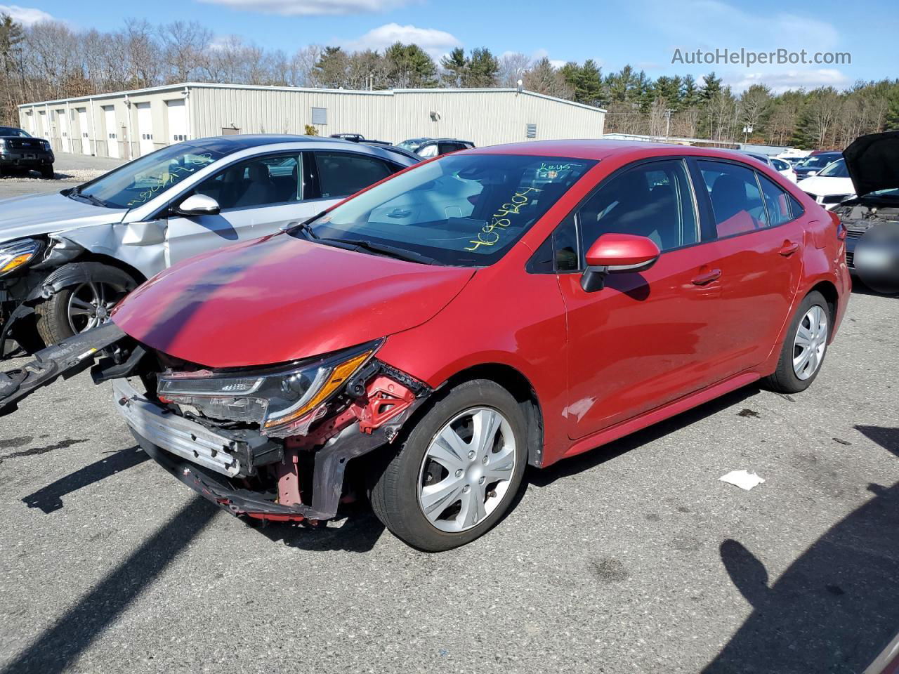 2020 Toyota Corolla Le Красный vin: 5YFEPRAE9LP038868