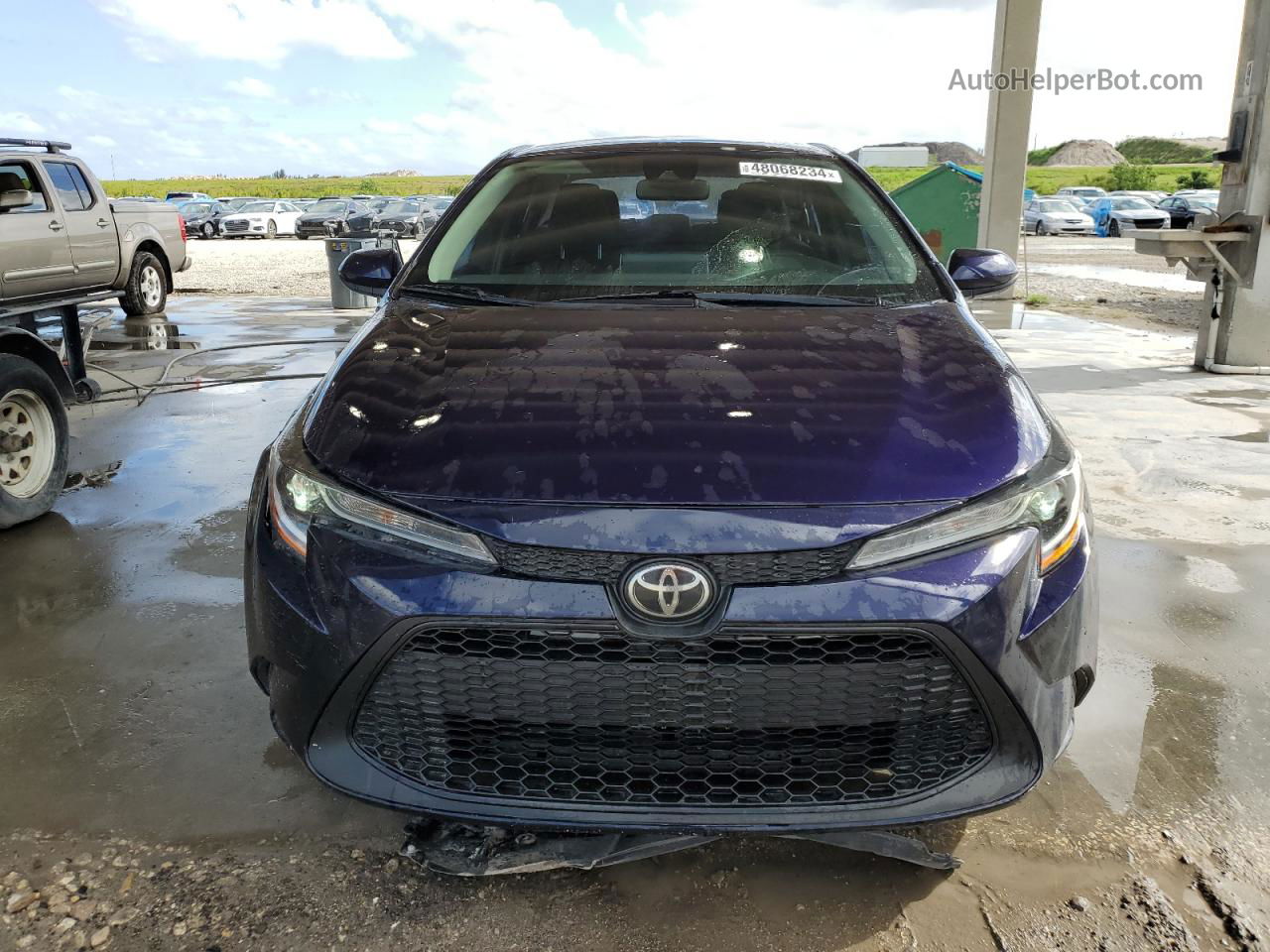 2020 Toyota Corolla Le Blue vin: 5YFEPRAE9LP050244