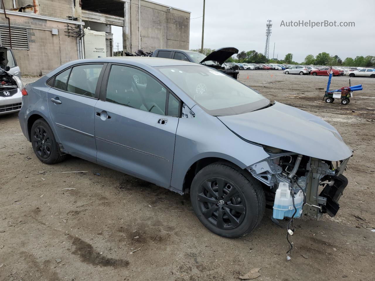 2020 Toyota Corolla Le Blue vin: 5YFEPRAE9LP069134