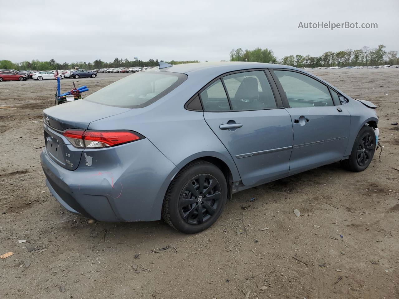 2020 Toyota Corolla Le Blue vin: 5YFEPRAE9LP069134