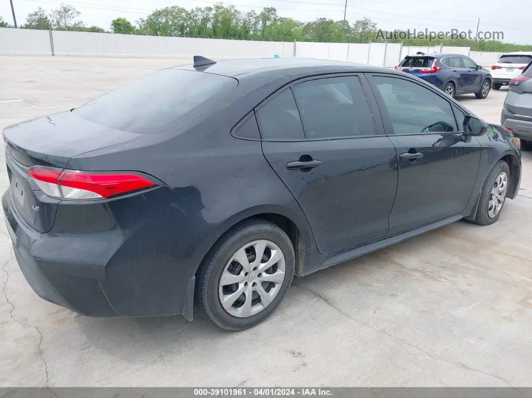 2020 Toyota Corolla Le Black vin: 5YFEPRAE9LP106134