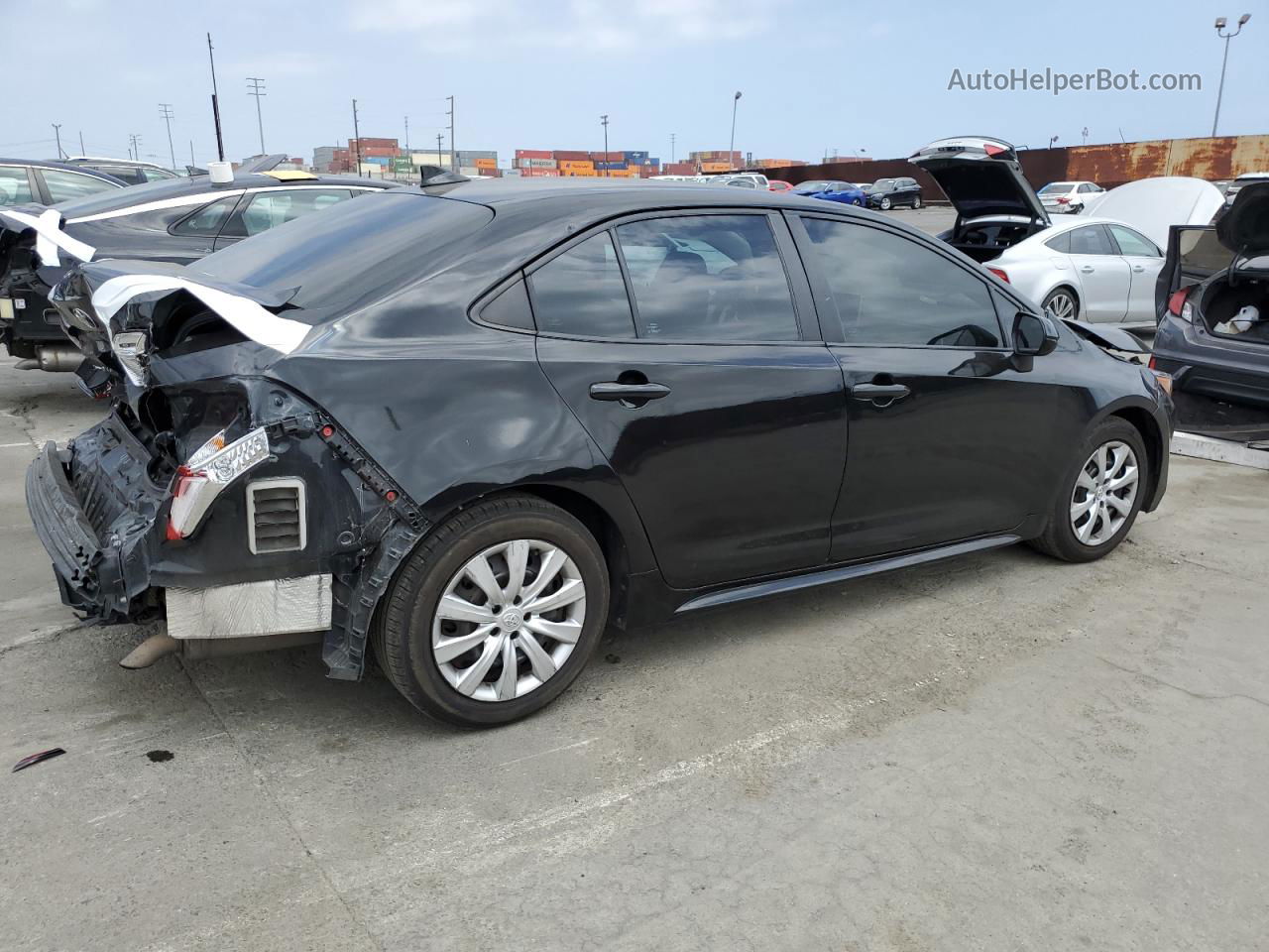 2020 Toyota Corolla Le Black vin: 5YFEPRAEXLP001148